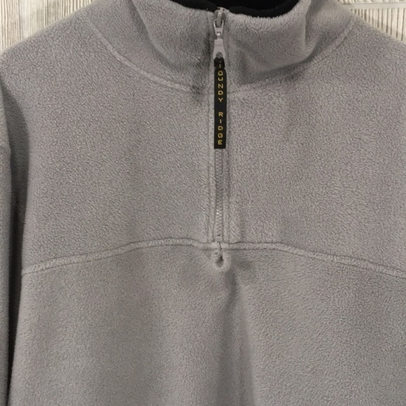 Vintage Roundy Ridge Fleece Pullover Quarter Zip Medium - Picture 2 of 8